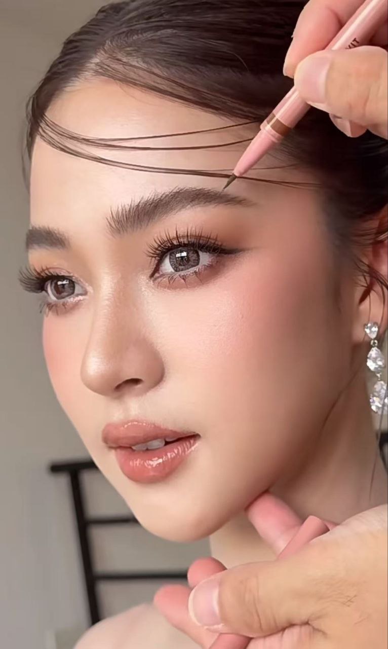 Brow work example 3